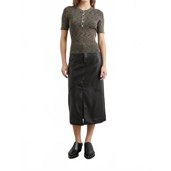 NEW RAILS jennifer midi skirt in black - Picture 1 of 4